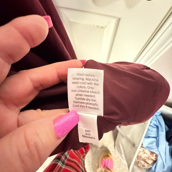 Nine West Women's Maroon Blazer - Picture 9 of 10